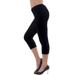 Lightweight Velour Capri Leggings  