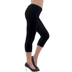 Lightweight Velour Capri Leggings  