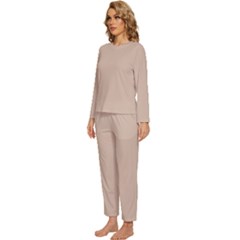 Womens  Long Sleeve Lightweight Pajamas Set 