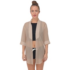 Open Front Chiffon Kimono 