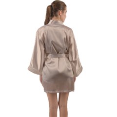 Long Sleeve Satin Kimono 