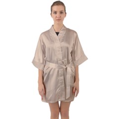 Half Sleeve Satin Kimono  