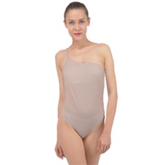 Classic One Shoulder Swimsuit 