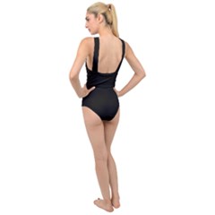 Cross Front Low Back Swimsuit 