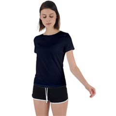 Back Circle Cutout Sports T-Shirt 