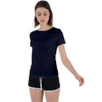 Fantastico Original Back Circle Cutout Sports T-Shirt