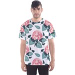 Flowers Hydrangeas Men s Sport Mesh T-Shirt