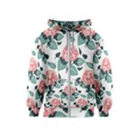 Flowers Hydrangeas Kids  Zipper Hoodie