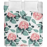 Flowers Hydrangeas Duvet Cover Double Side (California King Size)