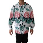 Flowers Hydrangeas Kids  Hooded Windbreaker