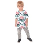 Flowers Hydrangeas Kids  Raglan T-Shirt