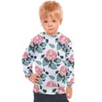 Flowers Hydrangeas Kids  Hooded Pullover