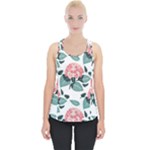 Flowers Hydrangeas Piece Up Tank Top