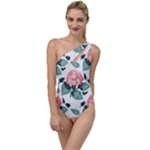 Flowers Hydrangeas To One Side Swimsuit