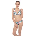 Flowers Hydrangeas Classic Banded Bikini Set 