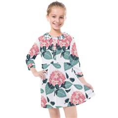 Kids  Quarter Sleeve Shirt Dress 