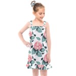 Flowers Hydrangeas Kids  Overall Dress