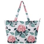 Flowers Hydrangeas Full Print Shoulder Bag