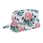 Flowers Hydrangeas Wristlet Pouch Bag (Medium)