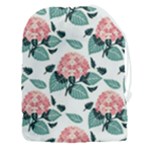 Flowers Hydrangeas Drawstring Pouch (3XL)