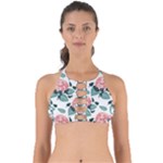 Flowers Hydrangeas Perfectly Cut Out Bikini Top