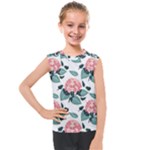 Flowers Hydrangeas Kids  Mesh Tank Top