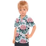 Flowers Hydrangeas Kids  Polo T-Shirt