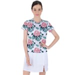 Flowers Hydrangeas Women s Sports Top