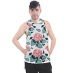 Flowers Hydrangeas Men s Sleeveless Hoodie