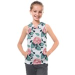 Flowers Hydrangeas Kids  Sleeveless Hoodie