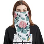 Flowers Hydrangeas Face Covering Bandana (Triangle)