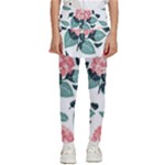 Flowers Hydrangeas Kids  Skirted Pants