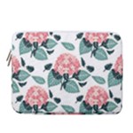 Flowers Hydrangeas 15  Vertical Laptop Sleeve Case With Pocket