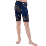 Starsstar Glitter Kids  Mid Length Swim Shorts