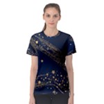 Starsstar Glitter Women s Sport Mesh T-Shirt