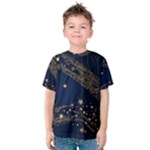 Starsstar Glitter Kids  Cotton T-Shirt