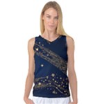 Starsstar Glitter Women s Basketball Tank Top