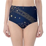 Starsstar Glitter Classic High-Waist Bikini Bottoms