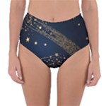 Starsstar Glitter Reversible High-Waist Bikini Bottoms