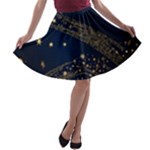 Starsstar Glitter A-line Skater Skirt