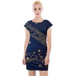 Starsstar Glitter Cap Sleeve Bodycon Dress