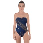 Starsstar Glitter Tie Back One Piece Swimsuit