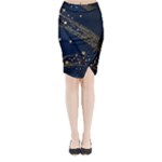 Starsstar Glitter Midi Wrap Pencil Skirt