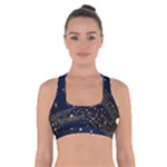 Starsstar Glitter Cross Back Sports Bra