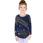 Starsstar Glitter Kids  Long Sleeve T-Shirt