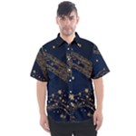 Starsstar Glitter Men s Short Sleeve Shirt