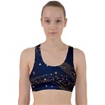 Starsstar Glitter Back Weave Sports Bra