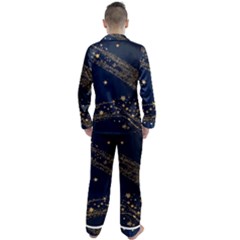 Men s Long Sleeve Satin Pajamas Set 