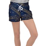 Starsstar Glitter Women s Velour Lounge Shorts