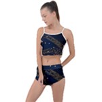 Starsstar Glitter Summer Cropped Co-Ord Set